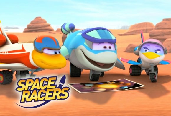 A still from Space Racers, a half-hour preschool series premiering in 2014. Credit: SpaceRacers.org