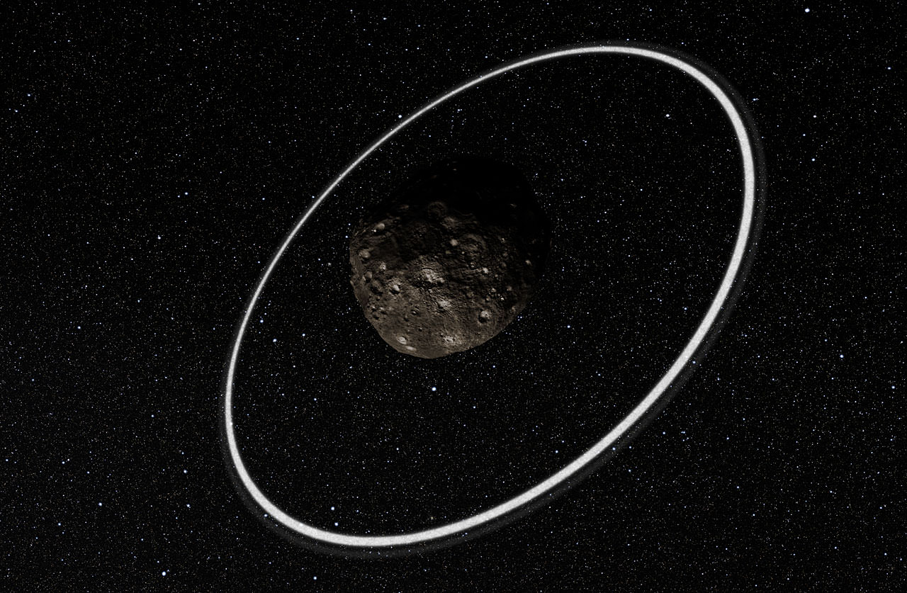 Surprise Asteroid Hosts A Two Ring Circus Above Its Surface Universe Today