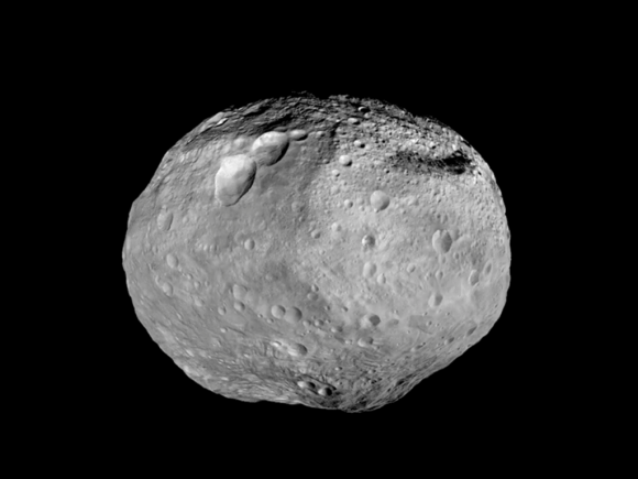 mosaic synthesizes some of the best views the spacecraft had of the giant asteroid Vesta. Dawn studied Vesta. The towering mountain at the south pole - more than twice the height of Mount Everest - is visible at the bottom of the image. The set of three craters known as the "snowman" can be seen at the top left. Credit: NASA/JPL-Caltech/UCAL/MPS/DLR/IDA