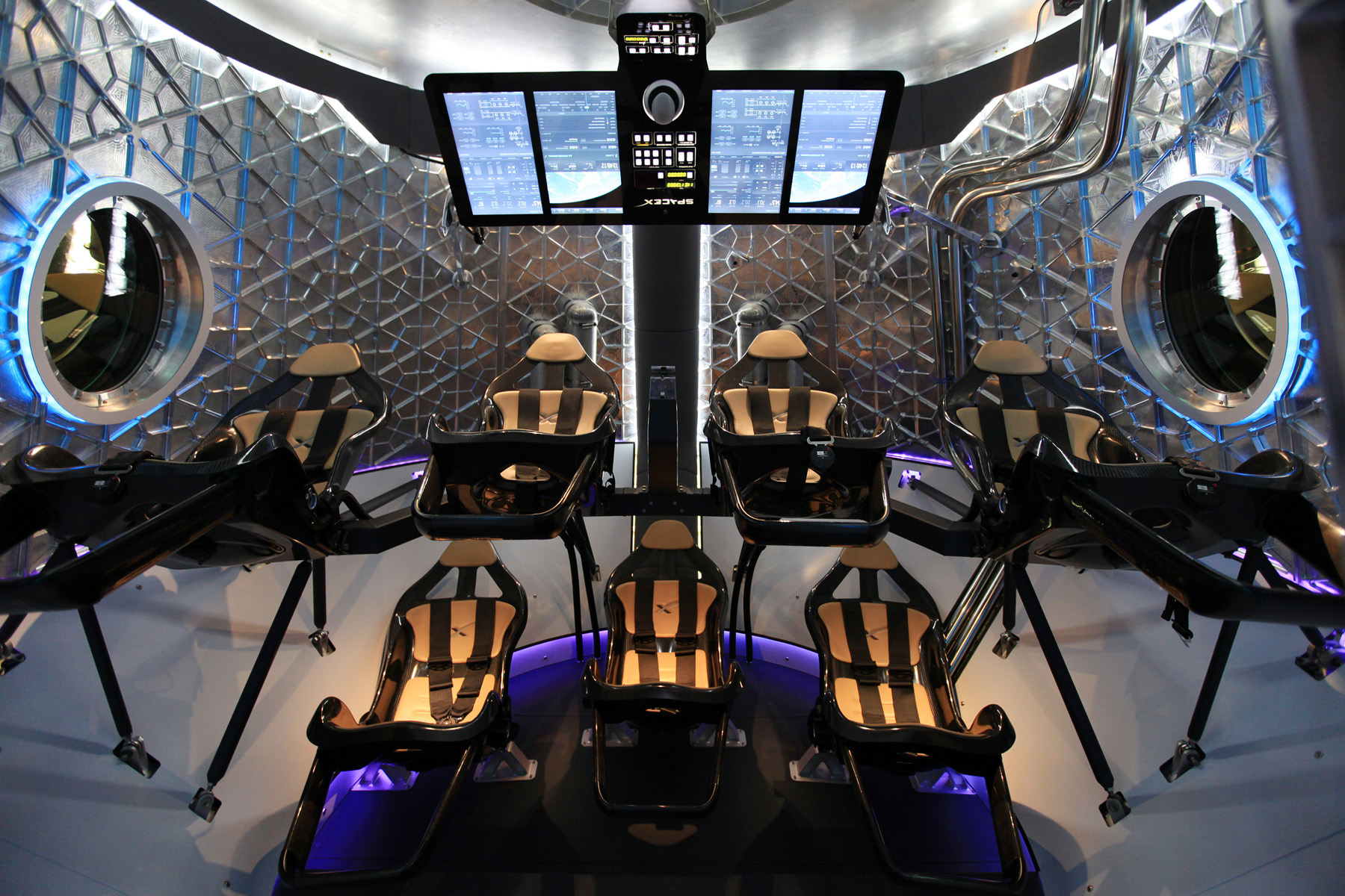 Enter the Dragon: First Look Inside SpaceX’s New Crew Transporter to ...