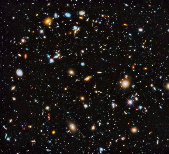 The Hubble Ultra Deep Field seen in ultraviolet, visible, and infrared light. Image Credit: NASA, ESA, H. Teplitz and M. Rafelski (IPAC/Caltech), A. Koekemoer (STScI), R. Windhorst (Arizona State University), and Z. Levay (STScI)