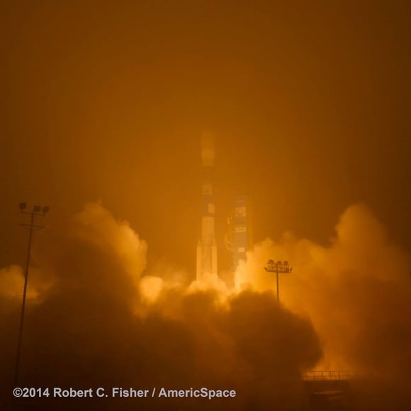 Blastoff of NASA’s Orbiting Carbon Observatory-2 dedicated to studying carbon dioxide in Earth's atmosphere, from Vandenberg Air Force Base, California, at 2:56 a.m. Pacific Time, July 2, 2014. Credit: Robert Fisher/America/Space