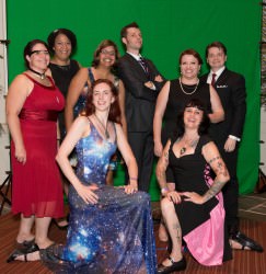 Pamela Gay and the crew at the 2013 Atlanta Star Party. Credit: Bruce Press