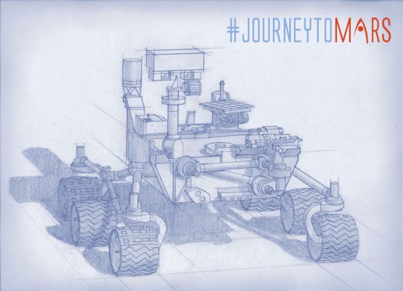 Planning for NASA's 2020 Mars rover envisions a basic structure that capitalizes on the design and engineering work done for the NASA rover Curiosity, which landed on Mars in 2012, but with new science instruments selected through competition for accomplishing different science objectives. Image Credit:   NASA/JPL-Caltech