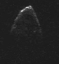 Image of asteroid 1950 DA. Credit: NASA