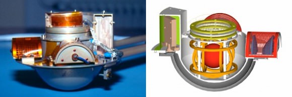 Philae ROMAP, Tri-Axial Fluxgate magnetometer and Plasma Monitor (Credit: ESA/MPS)