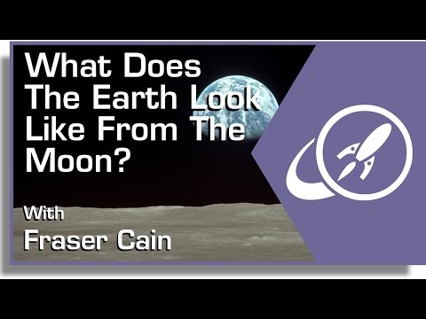 What Does Earth Look Like From The Moon Universe Today