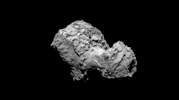 Comet 67P/Churyumov-Gerasimenko. Image Credit: ESA