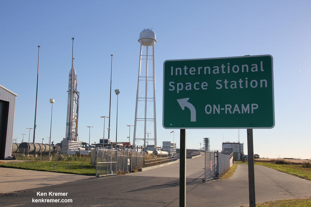 On-Ramp to the Orbital Sciences Antares rocket and International Space Station - ready for blastoff from NASA Wallops in this file photo.  Credit: Ken Kremer – kenkremer.com