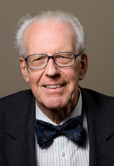 Dr. Maarten Schmidt, Caltech University, with Donald Lynden-Bell, were the first recipients of the Kavli Prize in Astrophysics, “for their seminal contributions to understanding the nature of quasars”. While in high school, this author had the privilege to meet Dr. Schmidt at the Los Angeles Museum of Natural History after his presentation to a group of students. (Photo Credit: Caltech)