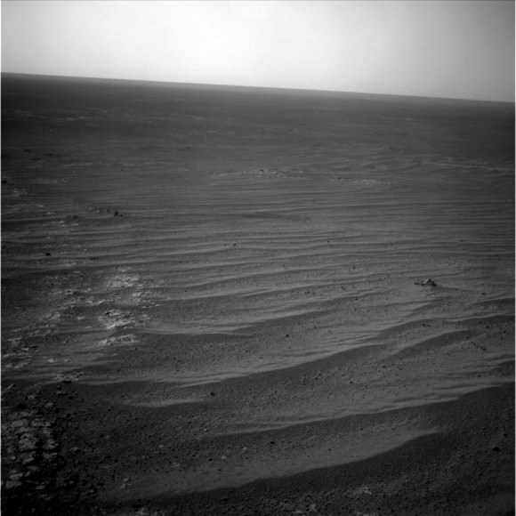 The wind-swept plains of Mars as seen by the Opportunity rover on Sol 3,846 in November 2014. Credit: NASA/JPL-Caltech/Cornell Univ./Arizona State Univ. 
