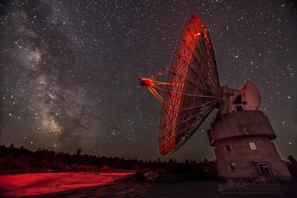 Northern Light Ground Station at the Algonquin Radio Observatory. Credit: Mars Rocks/Indiegogo