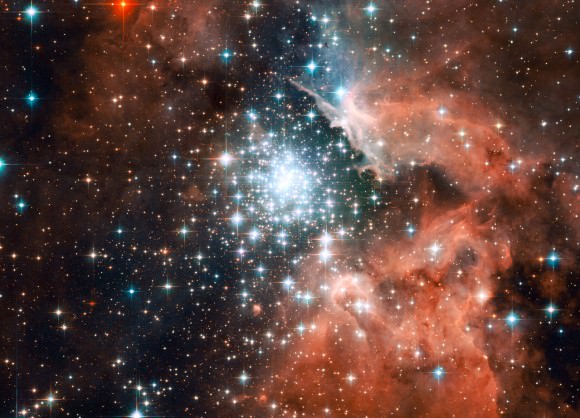 Star-forming region in interstellar space.  Image credit: NASA, ESA and the Hubble Heritage (STScI/AURA)-ESA/Hubble Collaboration