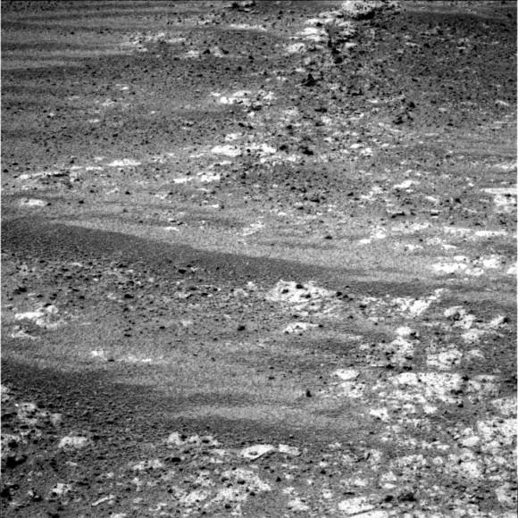 Many of Opportunity's photos from Mars in early December 2014, such as this one on Sol 3,860, focused on details of the terrain beneath. Credit: NASA/JPL-Caltech/Cornell Univ./Arizona State Univ. 