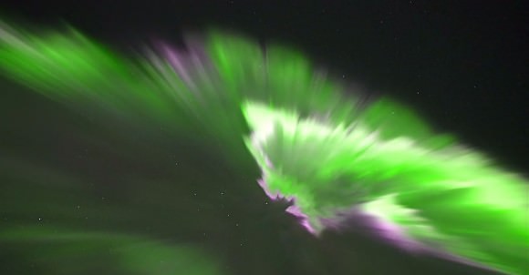 Coronal aurora scene from "Soaring". Credit: Ole Salomonsen
