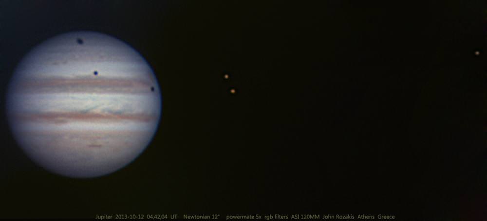 Соединение юпитер юпитер в транзите. Юпитер со спутниками с телескопа. Юпитер в телескоп 70 мм. Затмение Юпитера. Транзит Юпитера.