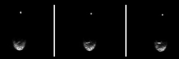 Another set of images of 2004 BL86 and its moon. Credit: NAIC Observatory / Arecibo Observatory