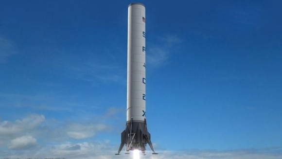 Reusable rockets could well become the norm, but when? Image Credit: SpaceX.