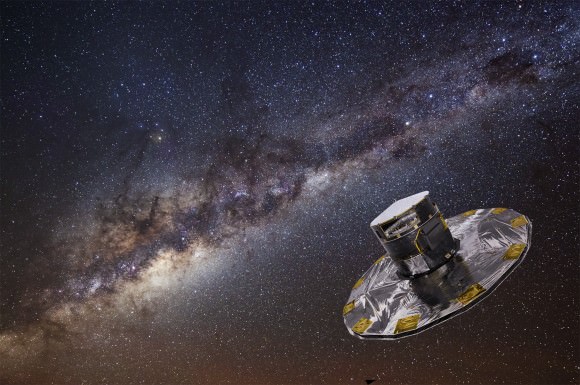 Gaia on the hunt. Credit: ESA