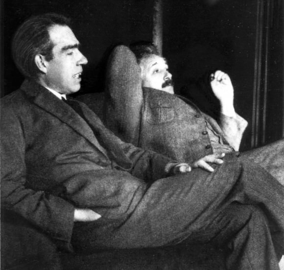Einstein and Niels Bohr, 1925. Credit: Public Domain/Graf
