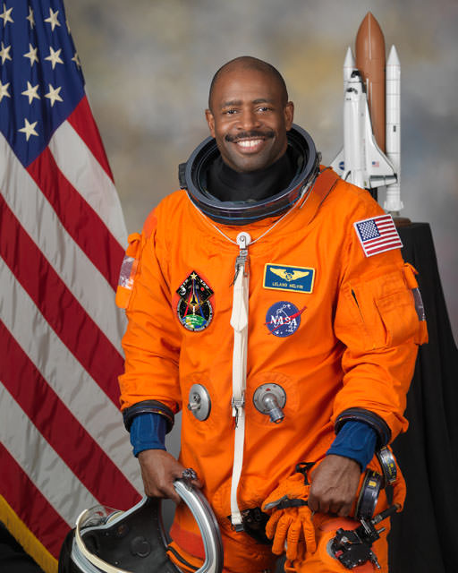 Astronaut Leland D. Melvin, mission specialist for the STS-129 space shuttle mission. Credit: NASA.