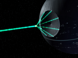 Death Star beam. Credit: Lucasfilm