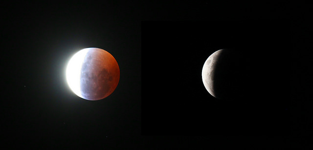 The eclipse as seen from Coral Towers Observatory. Image credit and copyright: Joseph Brimacombe