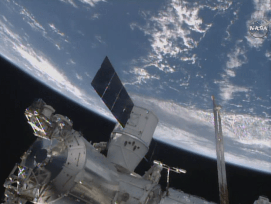 Success! @SpaceX #Dragon is attached to deliver 2 tons of science & supplies for @Space_Station crew. #ISScargo