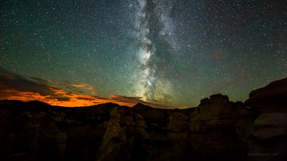 Wyoming Milky Way set. Credit and copyright: Randy Halverson. 
