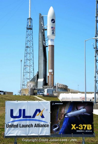 United Launch Alliance to launch USAF X-37B orbital test vehicle on May 20, 2015. Credit: Julian Leek