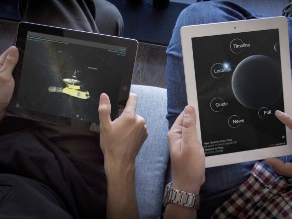 Views of Pluto Safari on iPads. Image via Simulation Curriculum. 