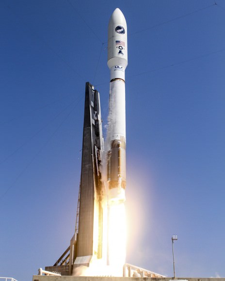 Launch of the X-37B spaceplane on a United Launch Alliance (ULA) Atlas V rocket with the AFSPC-5 satellite for the U.S. Air Force at 11:05 a.m. EDT, May 20, 2015 from Space Launch Complex-41. Credit: ULA 