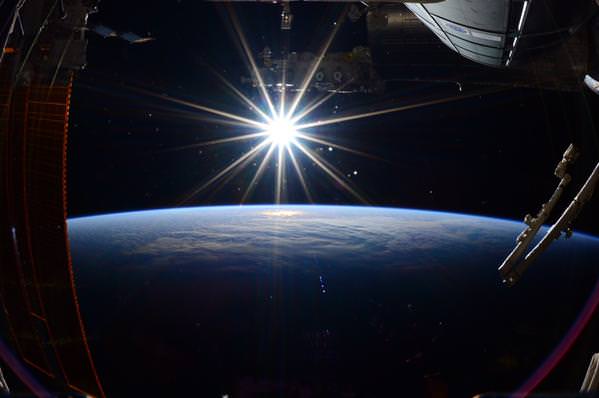 “The last picture I took on this mission.”  Credit:  NASA: Terry Virts/@AstroTerry