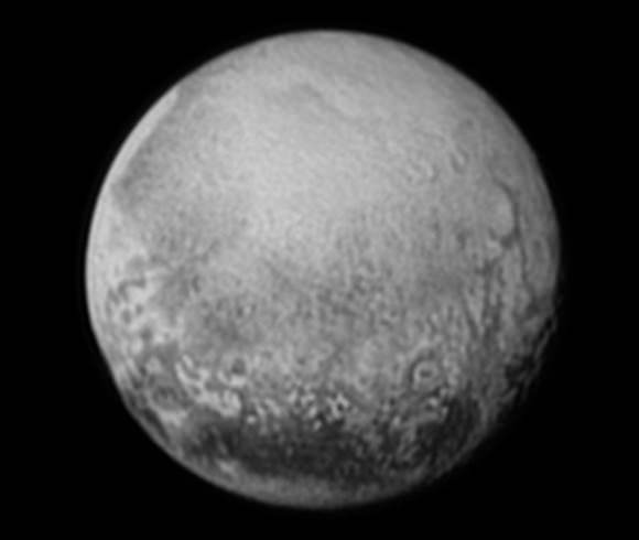 Pluto as seen from New Horizons on July 11, 2015. Credits: NASA/JHUAPL/SWRI