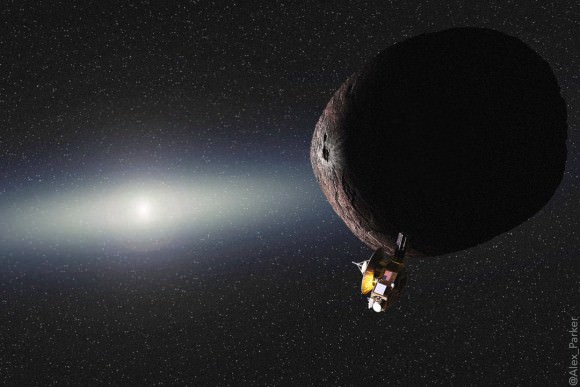 After Pluto, NASA hopes to send New Horizons to another asteroid or two in the Kuiper Belt and perform a flyby and reconnaissance similar to the Pluto mission. Credt: Alex Parker / SwRI