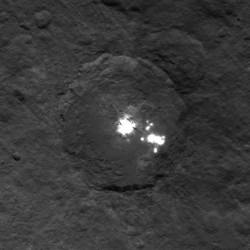 Ceres' "bright spot" crater is now named Occator, after the Roman god of harrowing. (NASA/JPL-Caltech/UCLA/MPS/DLR/IDA)