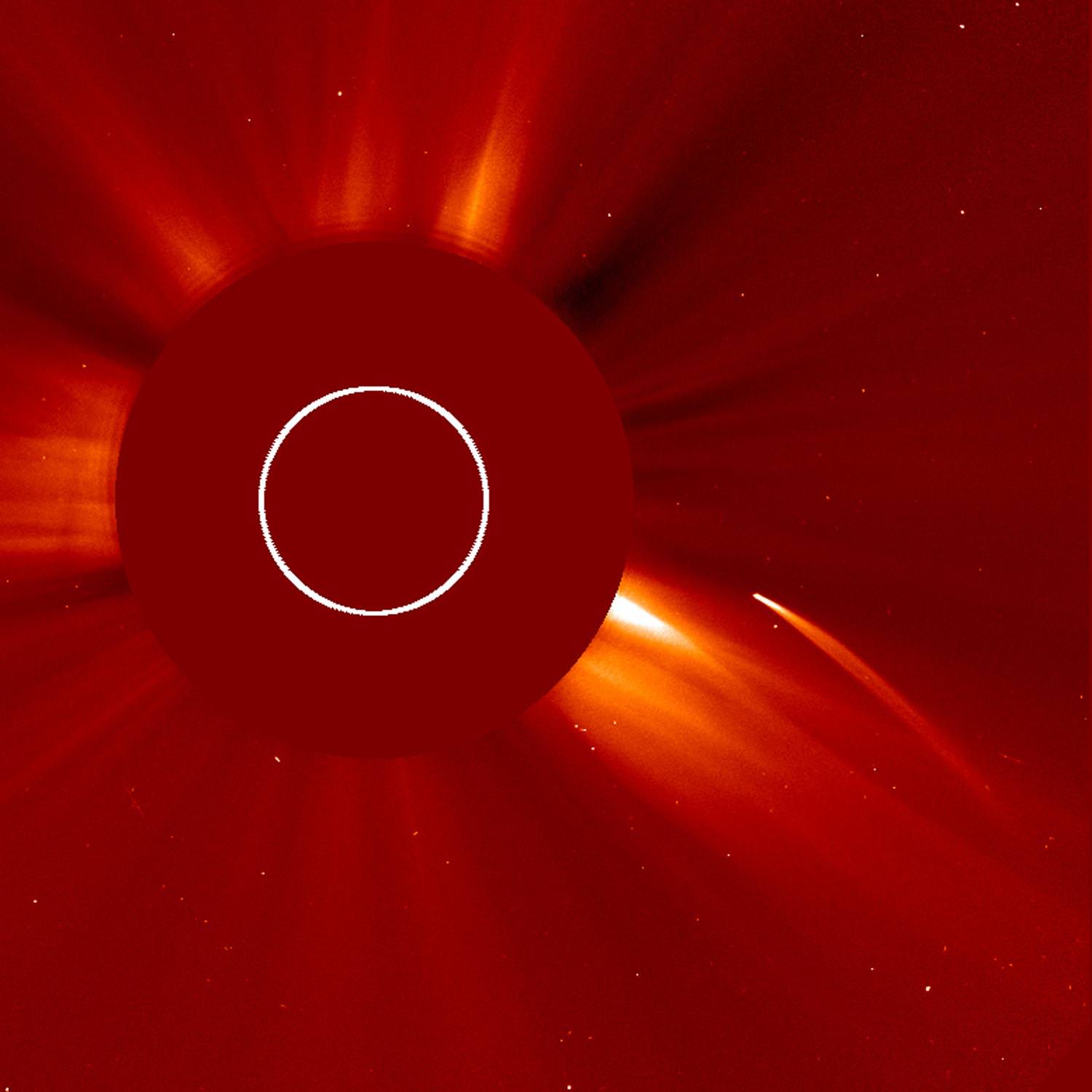 The Sun is Slowly Tearing This Comet Apart