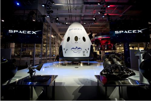 Exterior of the Crew Dragon capsule. Credit: SpaceX.