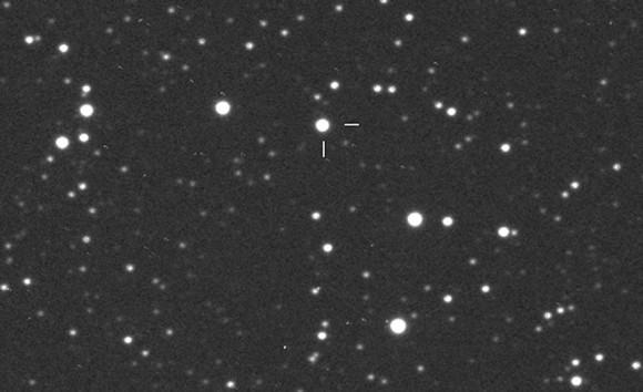 Star with a mystery, KIC 8462852, photographed on Oct. 15, 2015. Credit: Gianluca Masi