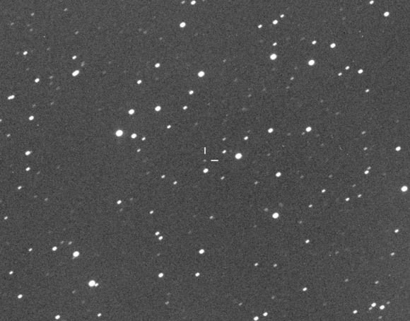 Shining faintly at 18th magnitude on October 22, 2015 TB145 is already under study by amateur and professional astronomers. Its close approach will make for an excellent opportunity to learn a great deal about its surface properties and orbit. Watch for it to brighten up to magnitude +10.1 at peak, bright enough to see in a 4.5-inch telescope. Credit: Gianluca Masi