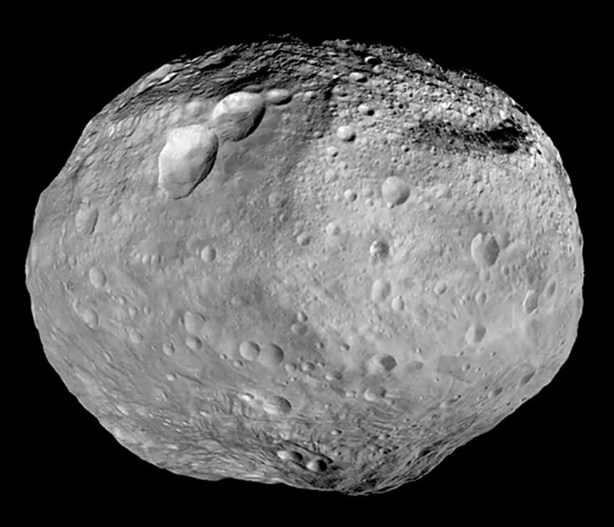 The planetoid Vesta. The Dawn spacecraft visited Vesta between July 2011 and September 2012. Credit: NASA
