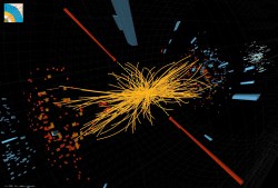 Particle collision. Credit: CERN