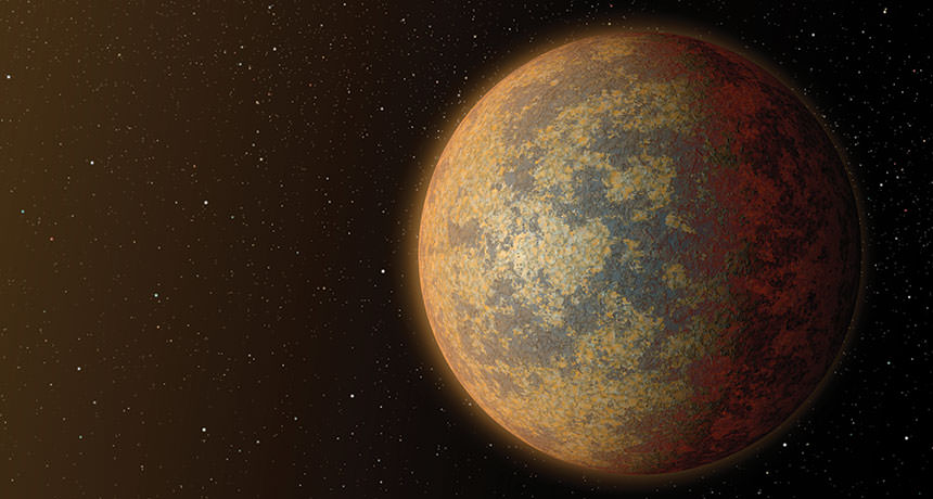 An illustration of a large, rocky planet similar to the recently discovered BD+20594b. Image: JPL-Caltech/NASA