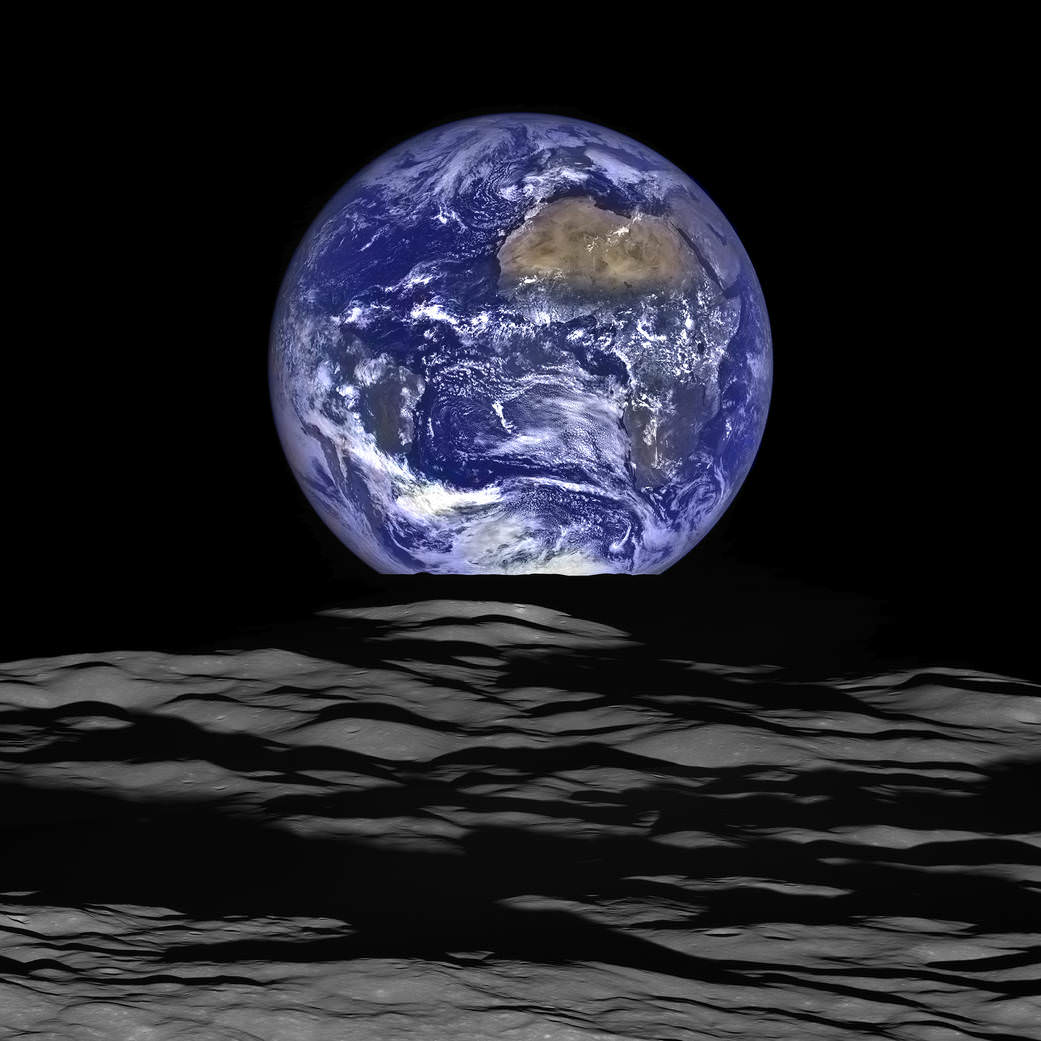 From Lunar orbit, Earth is obviously habitable. But from a distant point in the galaxy, not so much. Image: NASA/LRO.