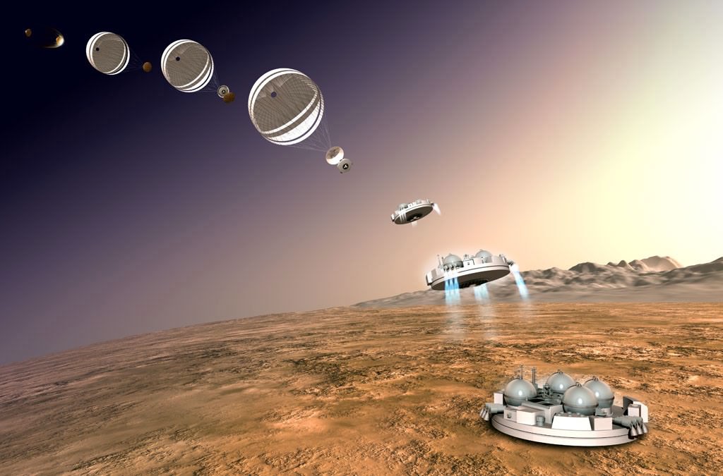 Schiaparelli will demonstrate the capability of ESA and European industry to perform a controlled landing on the surface of Mars. Credit: ESA