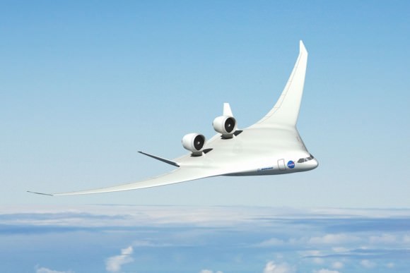 Another illustration of what a quiet supersonic aircraft might look like. Image: NASA/Boeing.