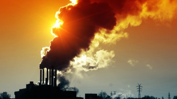 Human activity is a major cause of air pollution, much of which results from industrial processes. Credit: cherwell.org