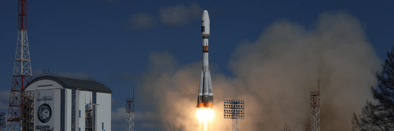 The successful launch of a Soyuz 2.1a rocket from the Vostochny Cosmodrome on April 27th was the first launch from Russia's new spaceport. Image: Roscosmos