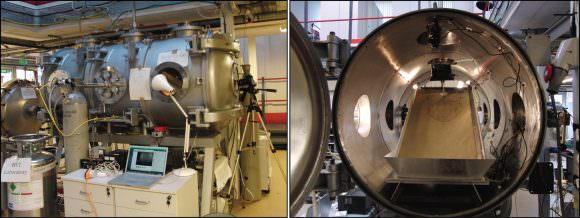 The 'Martian Chamber' used to re-create the atmospheric pressure on Mars. Image: M. Masse