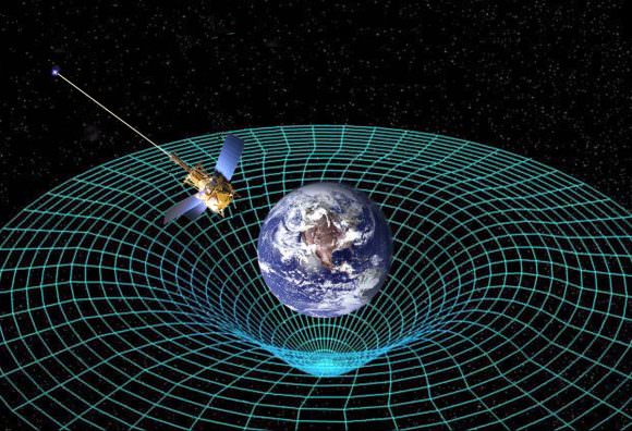 Artist's impression of the influence gravity has on space time. Credit: space.com